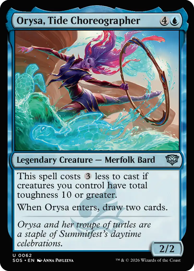 Orysa, Tide Choreographer