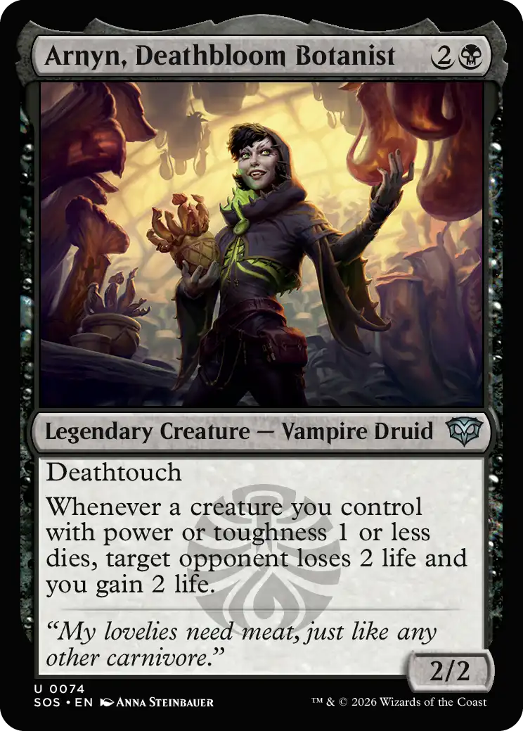 Arnyn, Deathbloom Botanist
