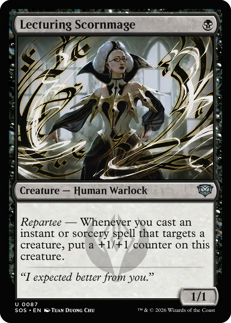 Lecturing Scornmage
