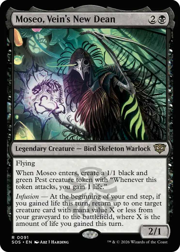 Moseo, Vein's New Dean