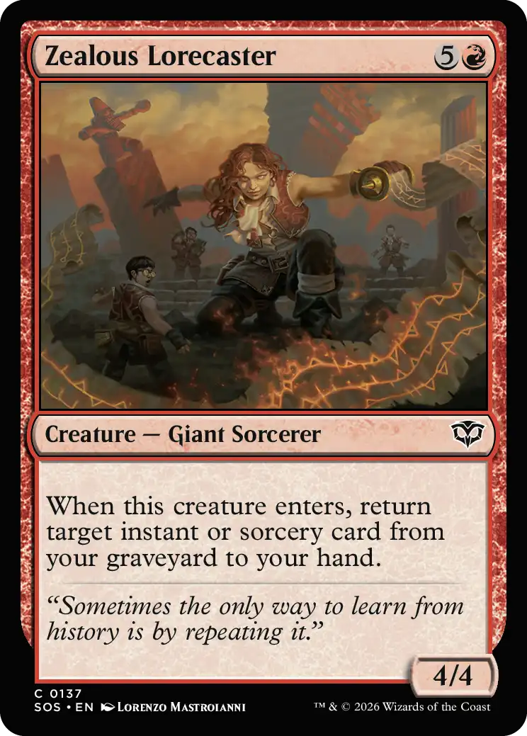 Zealous Lorecaster