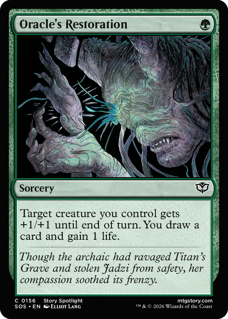 Oracle's Restoration