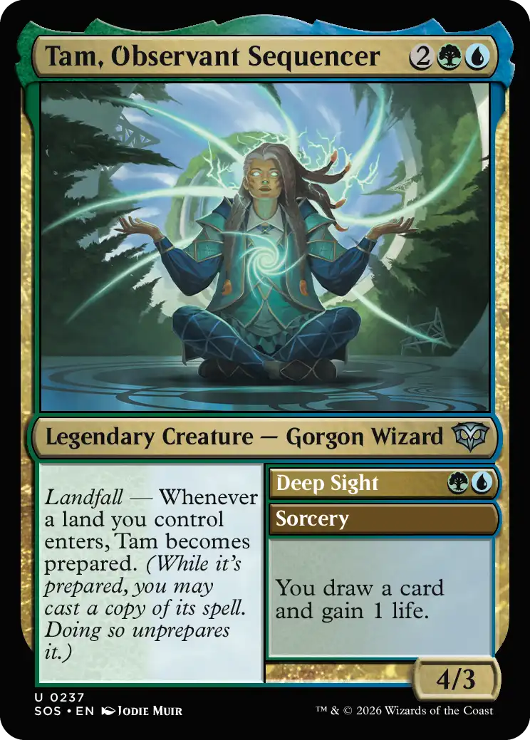 Tam, Observant Sequencer