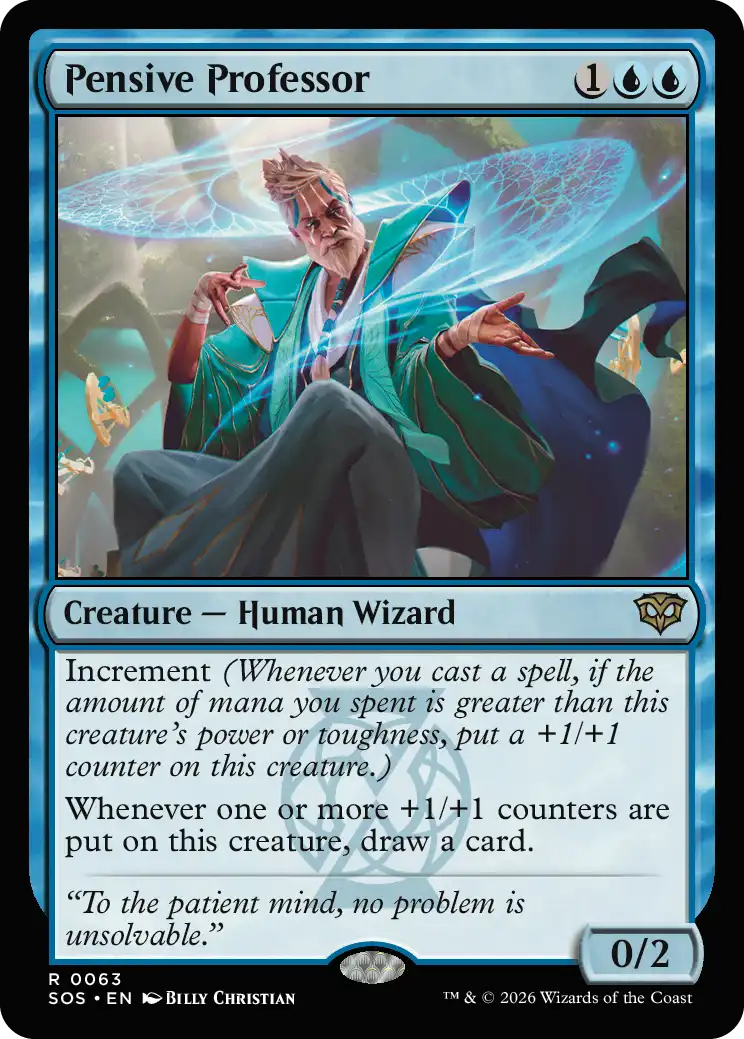 Pensive Professor