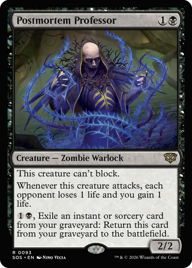 Postmortem Professor