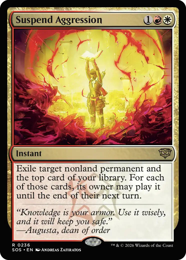 Suspend Aggression