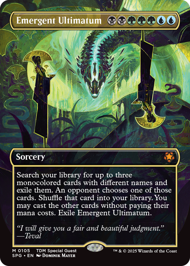 Emergent Ultimatum