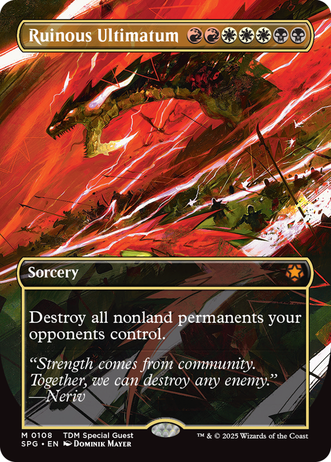 Ruinous Ultimatum