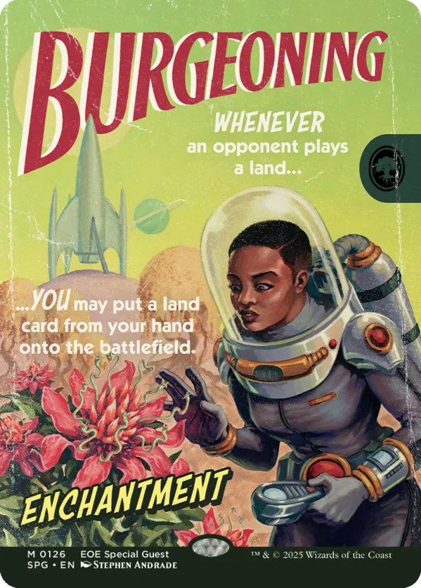 Burgeoning