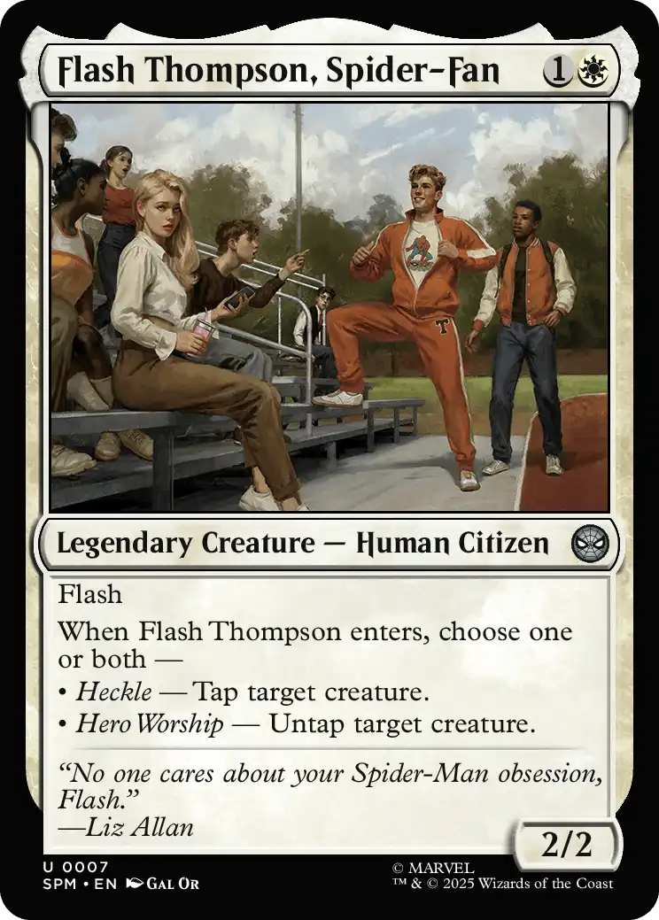 Flash Thompson, Spider-Fan