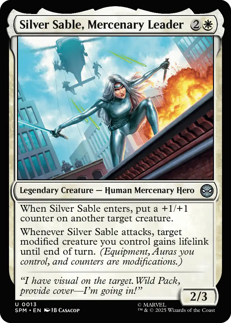 Silver Sable, Mercenary Leader