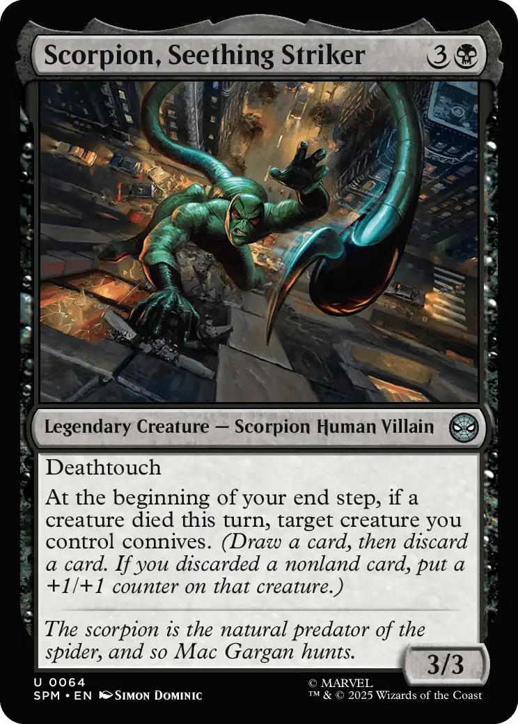 Scorpion, Seething Striker