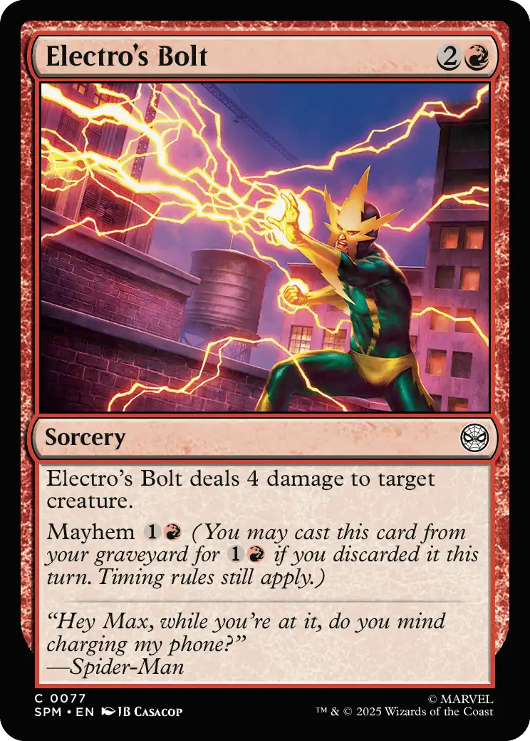 Electro's Bolt