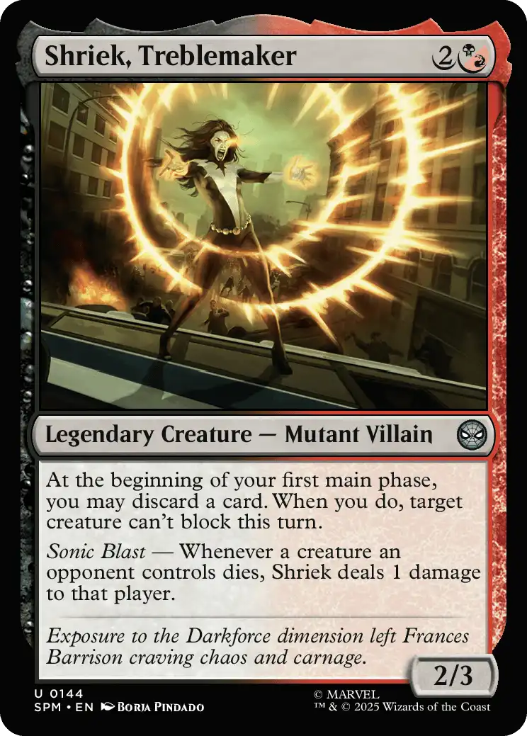 Shriek, Treblemaker