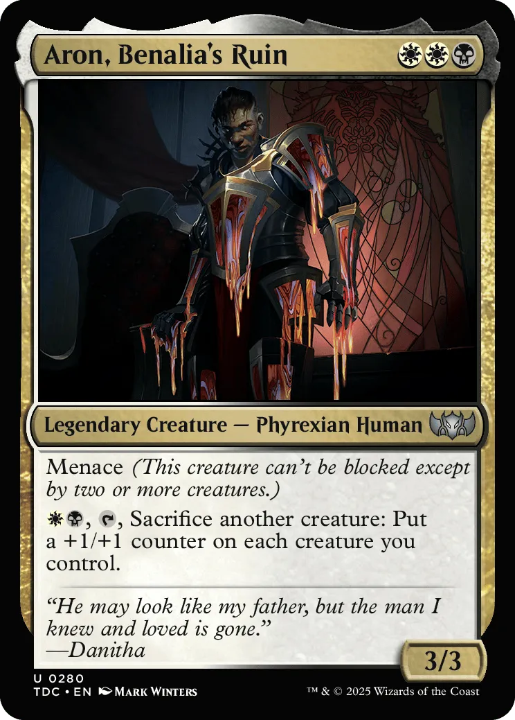 Aron, Benalia's Ruin