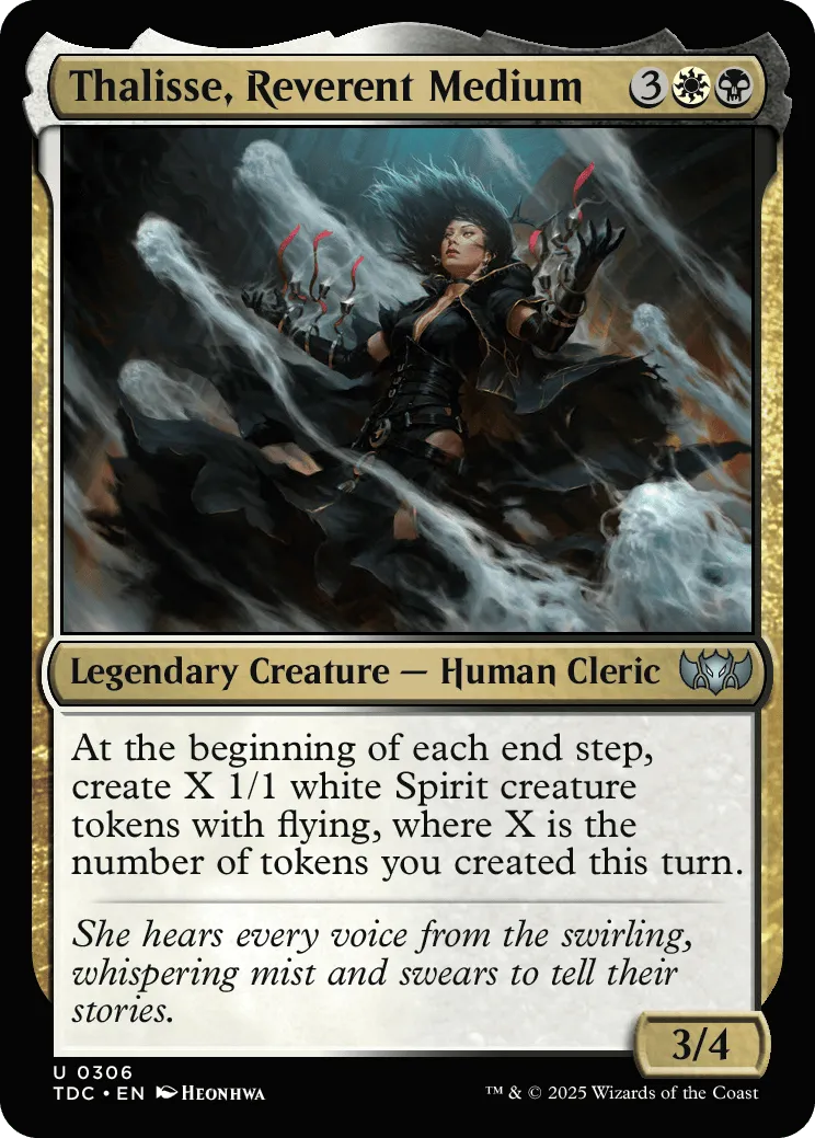 Thalisse, Reverent Medium