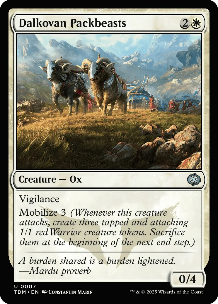 Dalkovan Packbeasts