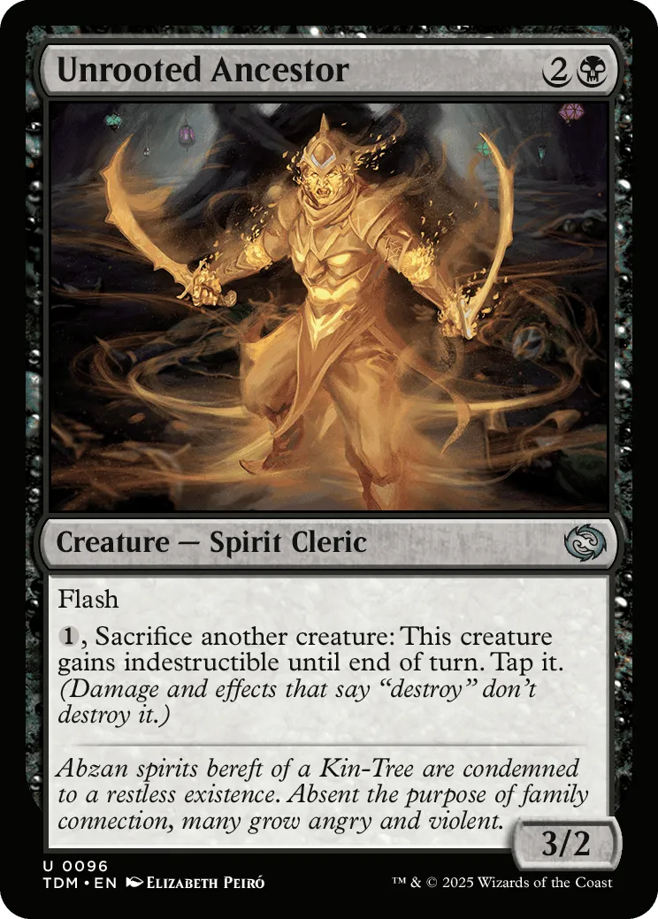 Unrooted Ancestor