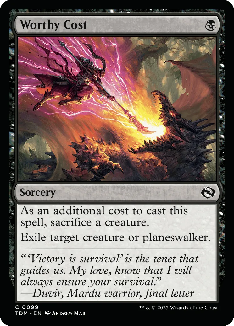 Worthy Cost