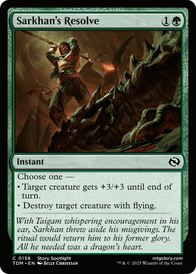 Sarkhan's Resolve