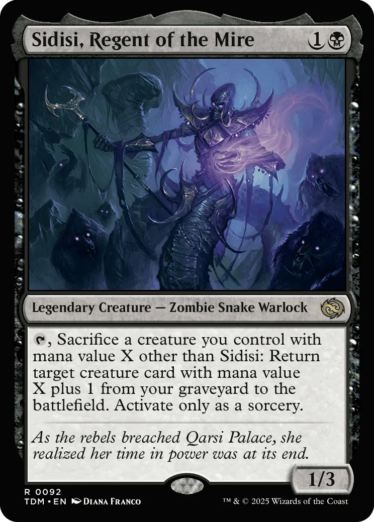 Sidisi, Regent of the Mire