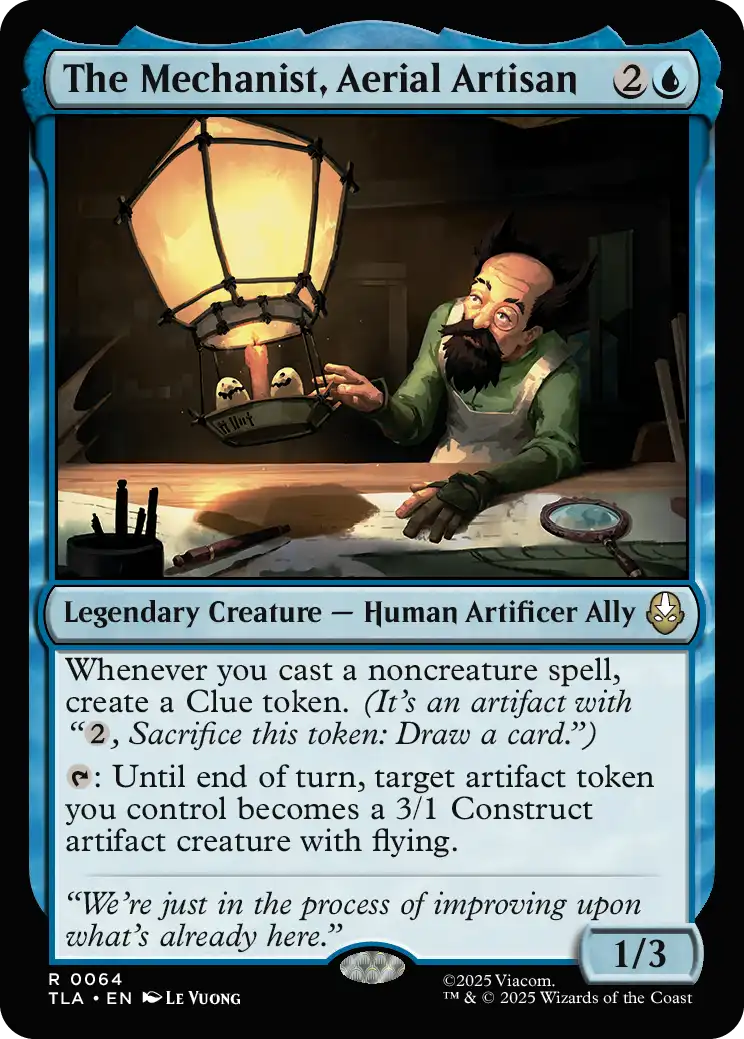 The Mechanist, Aerial Artisan