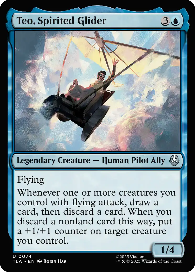 Teo, Spirited Glider