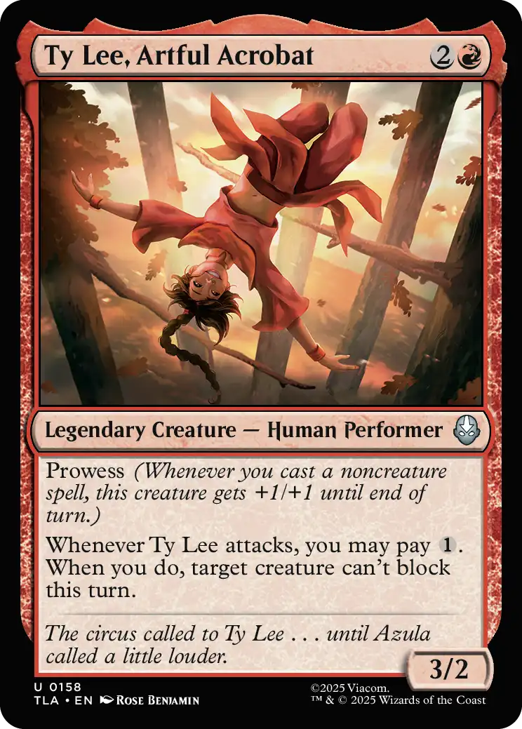 Ty Lee, Artful Acrobat