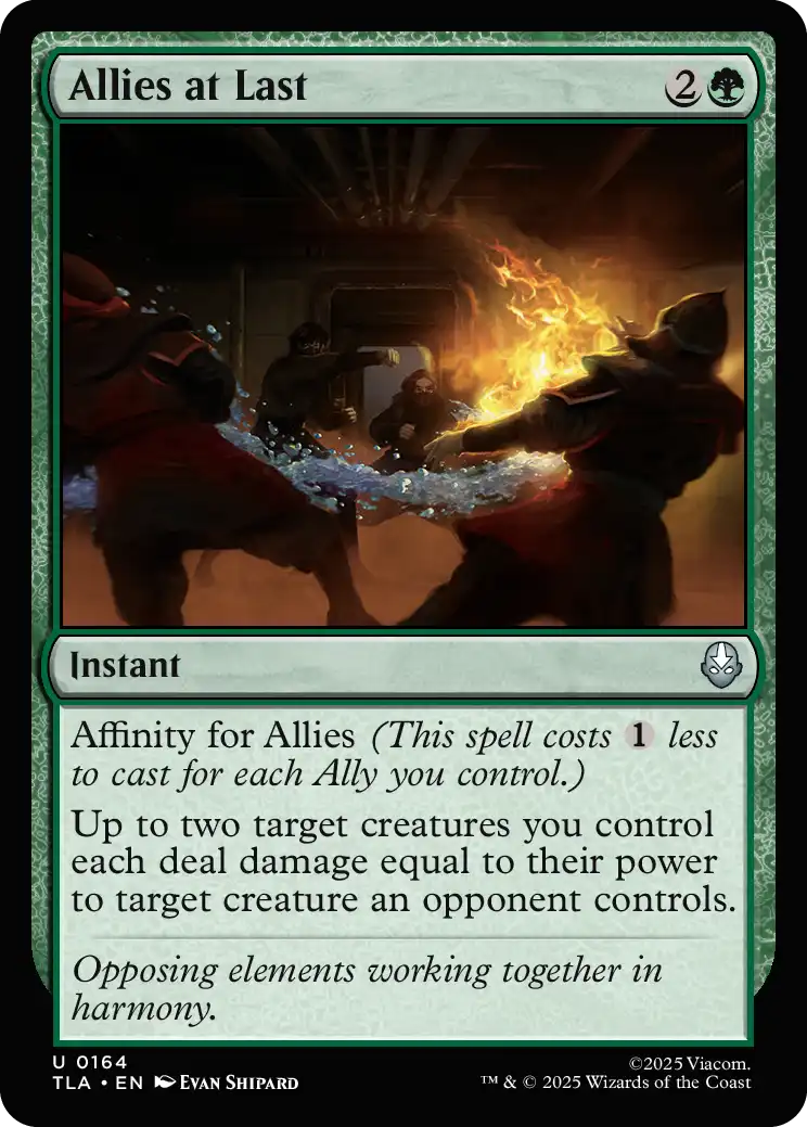 Allies at Last