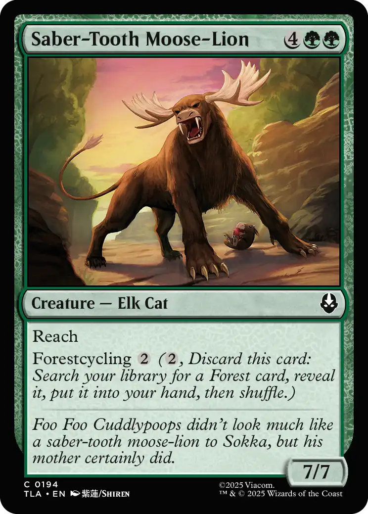 Saber-Tooth Moose-Lion