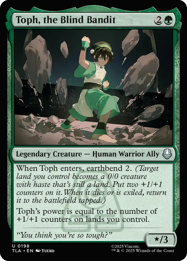 Toph, the Blind Bandit