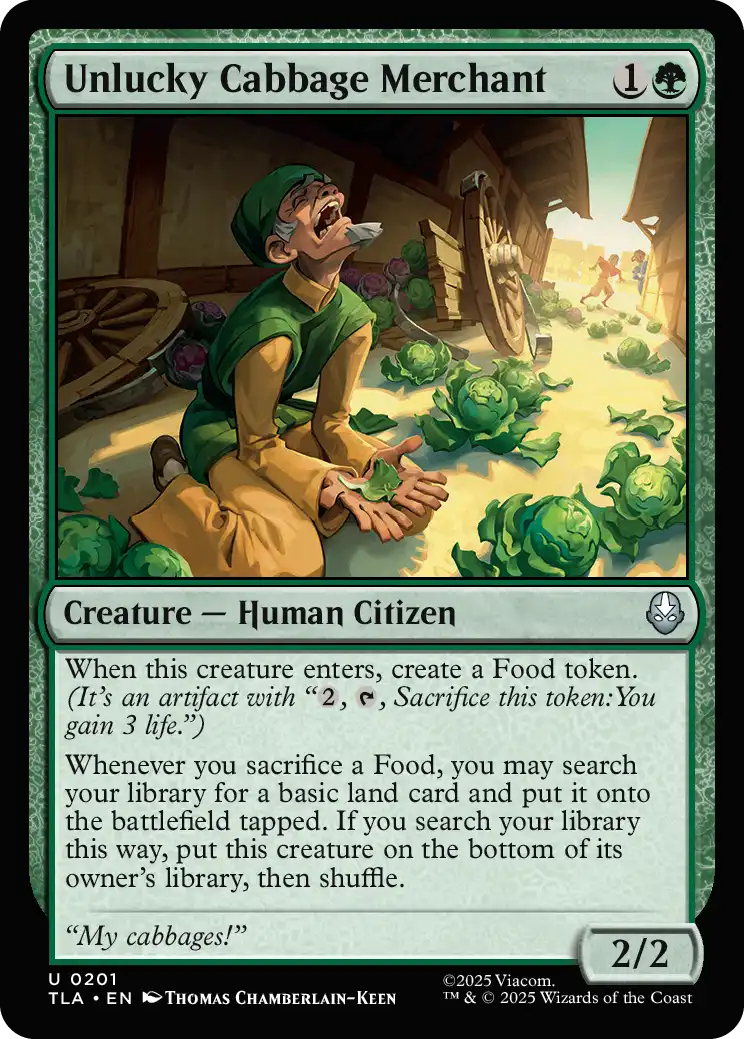 Unlucky Cabbage Merchant
