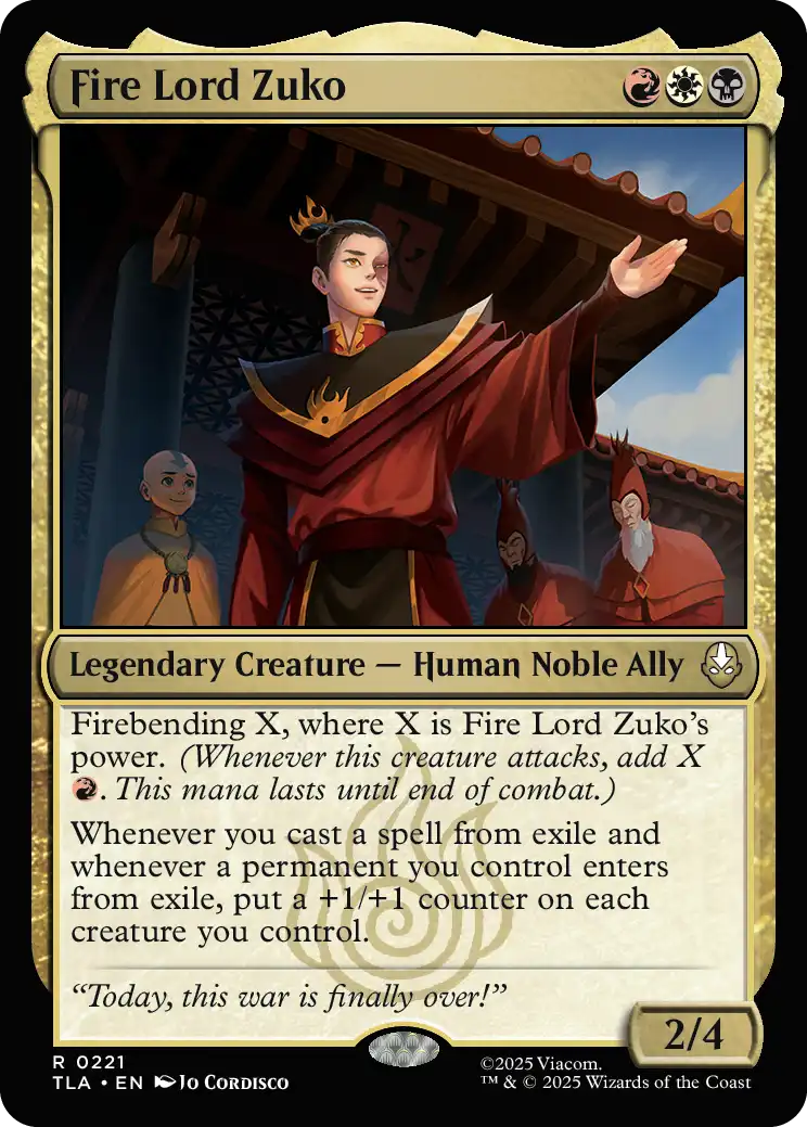 Fire Lord Zuko