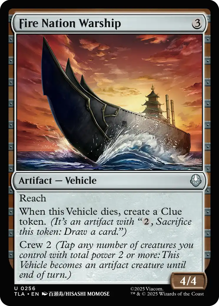 Fire Nation Warship