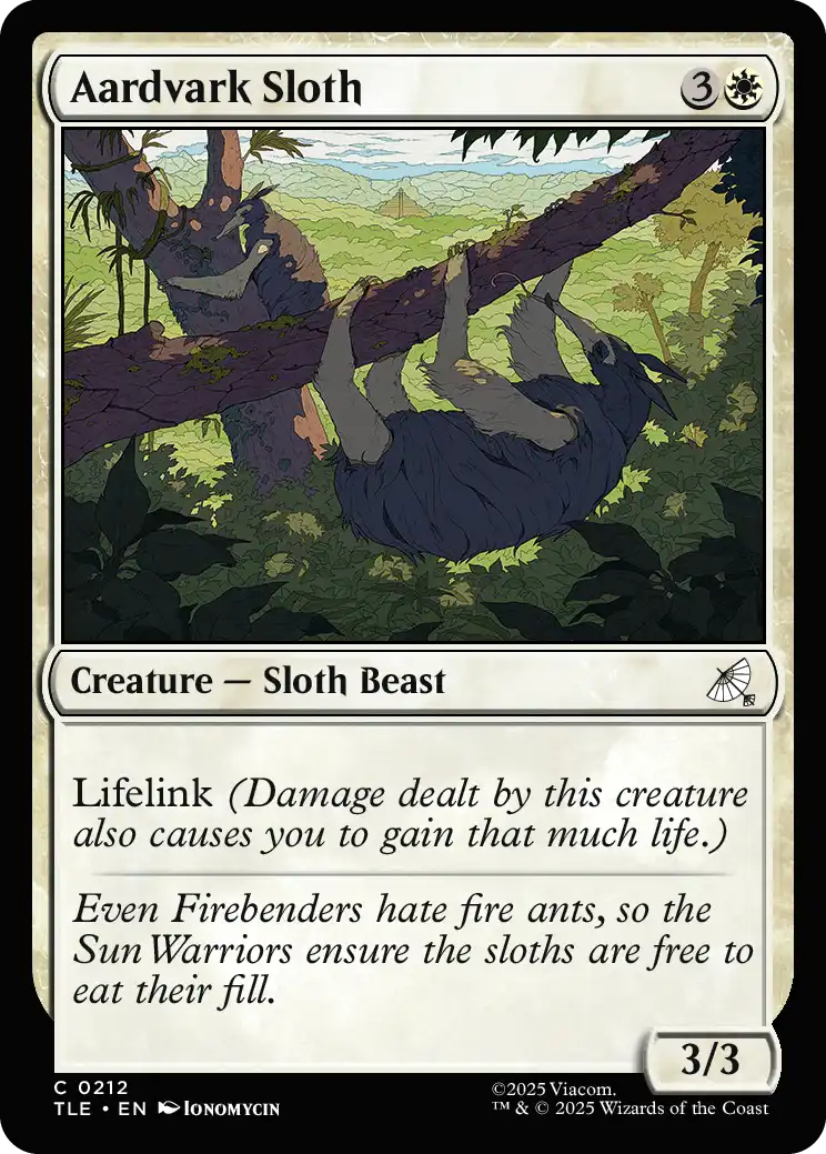 Aardvark Sloth