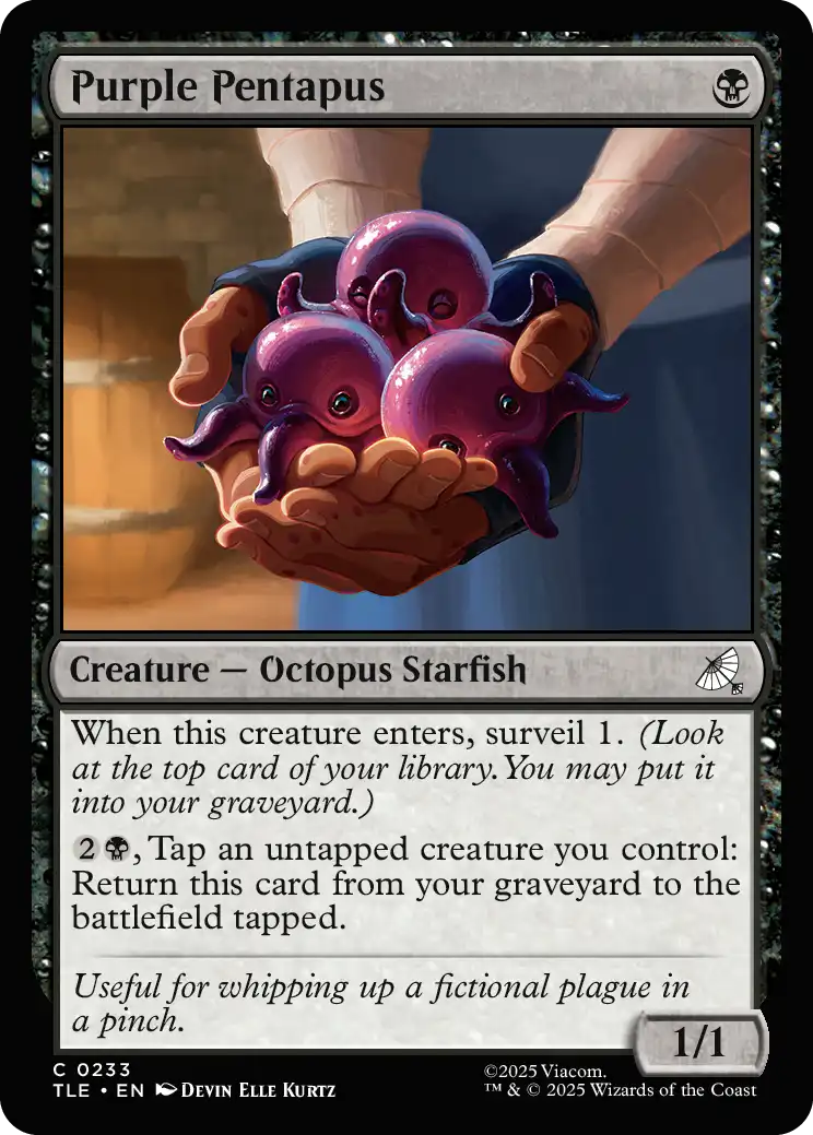 Purple Pentapus