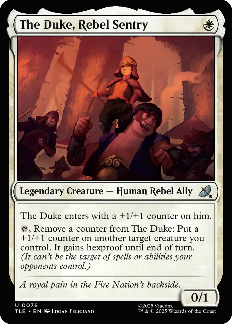 The Duke, Rebel Sentry