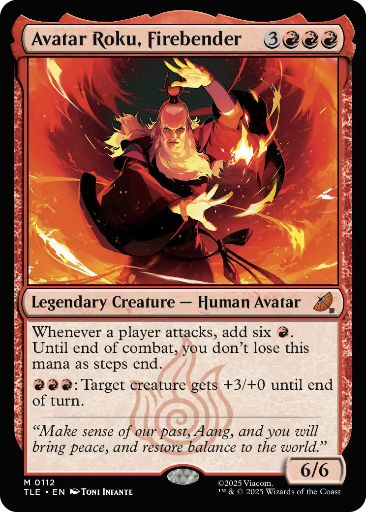 Avatar Roku, Firebender