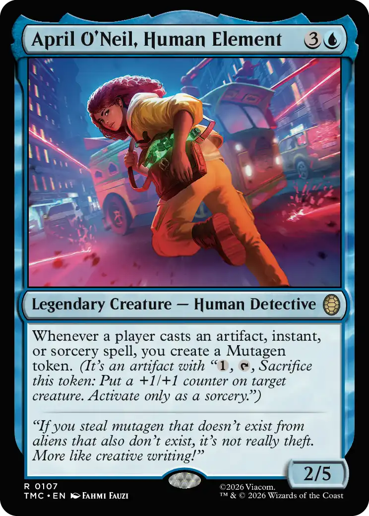 April O'Neil, Human Element
