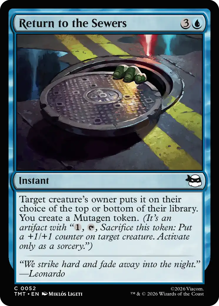 Return to the Sewers