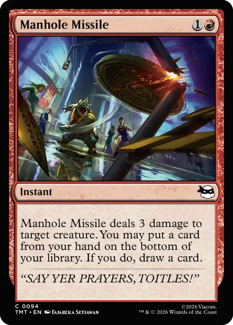 Manhole Missile