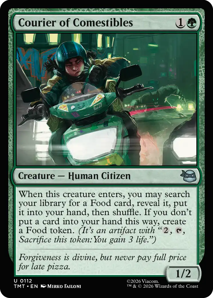 Courier of Comestibles