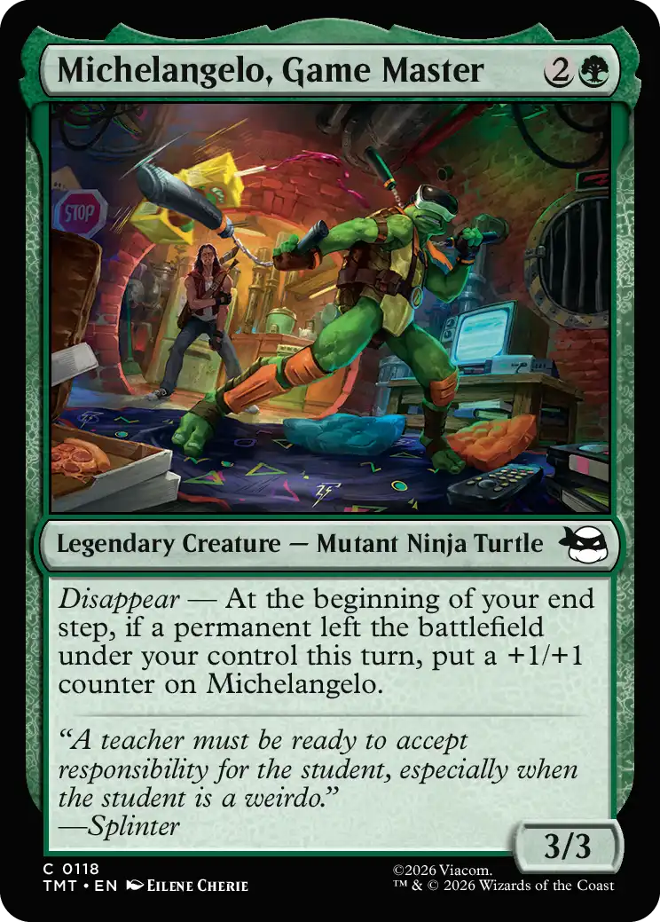 Michelangelo, Game Master