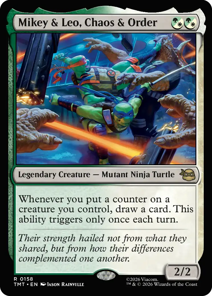 Mikey & Leo, Chaos & Order