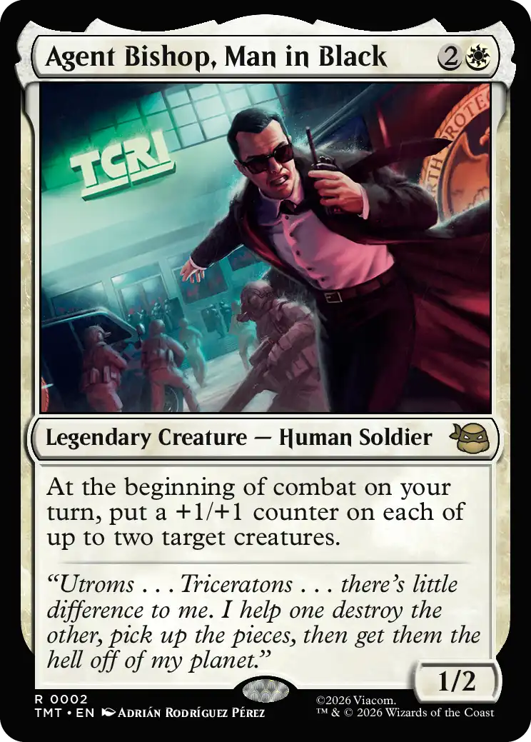 Agent Bishop, Man in Black