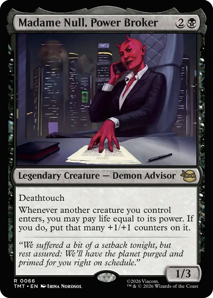 Madame Null, Power Broker