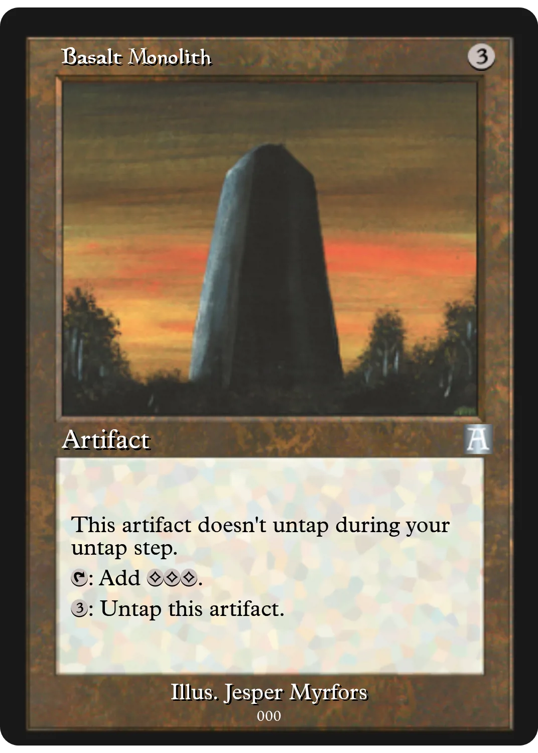 Basalt Monolith