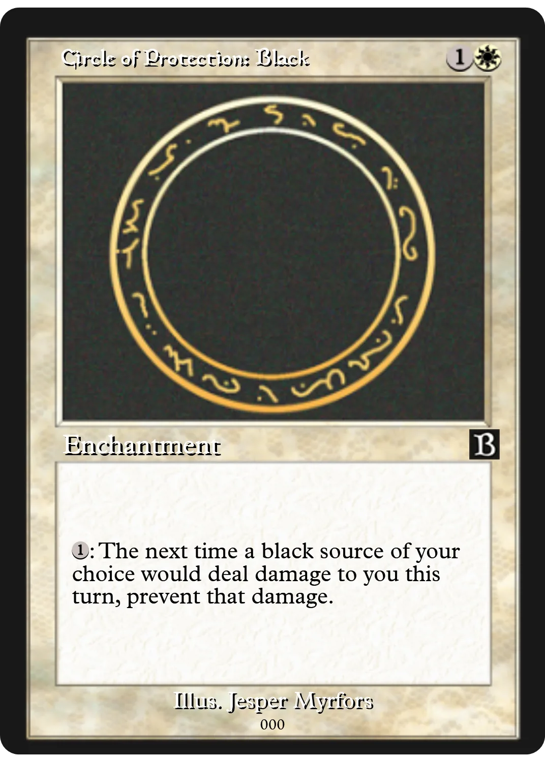 Circle of Protection: Black