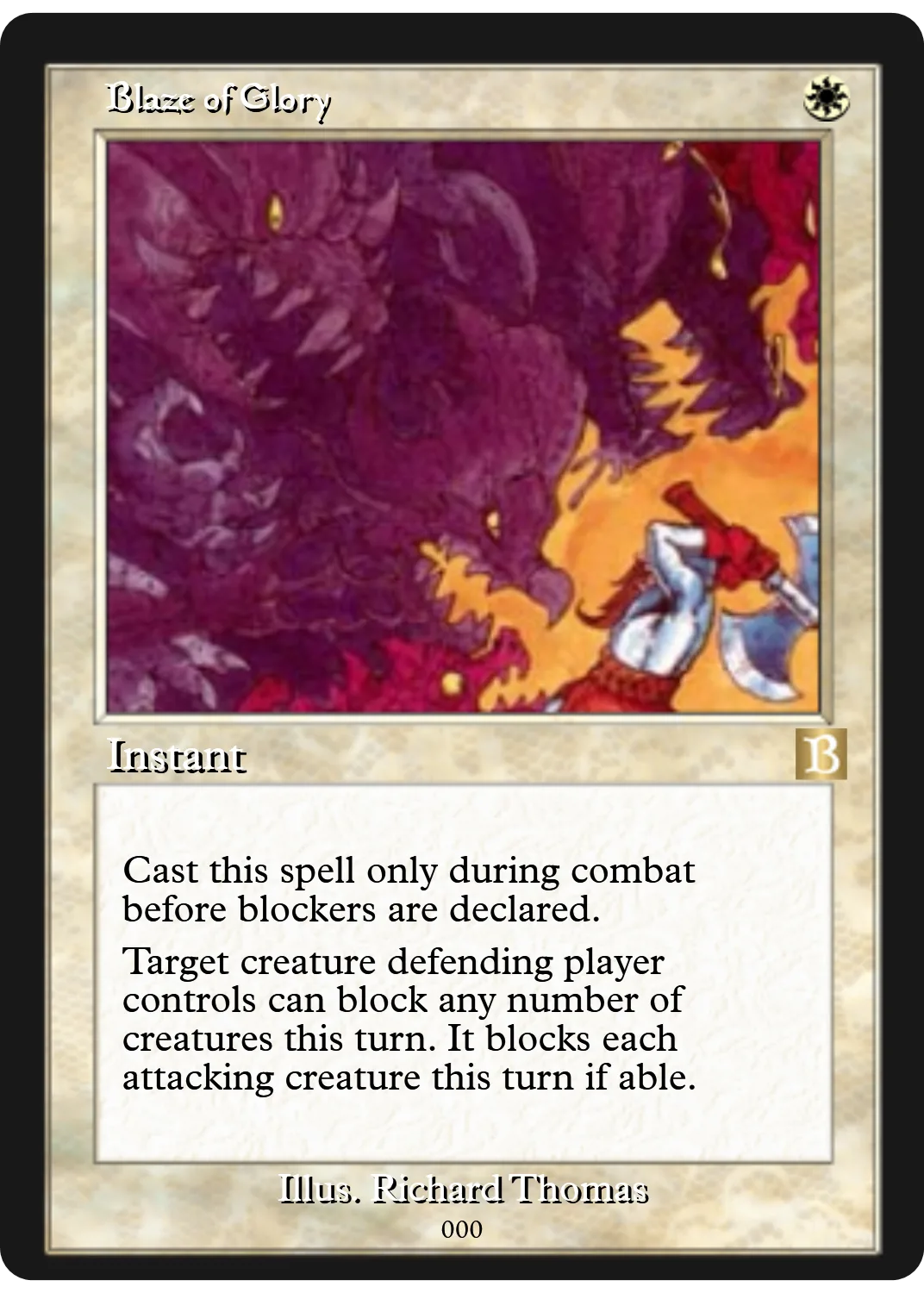Blaze of Glory