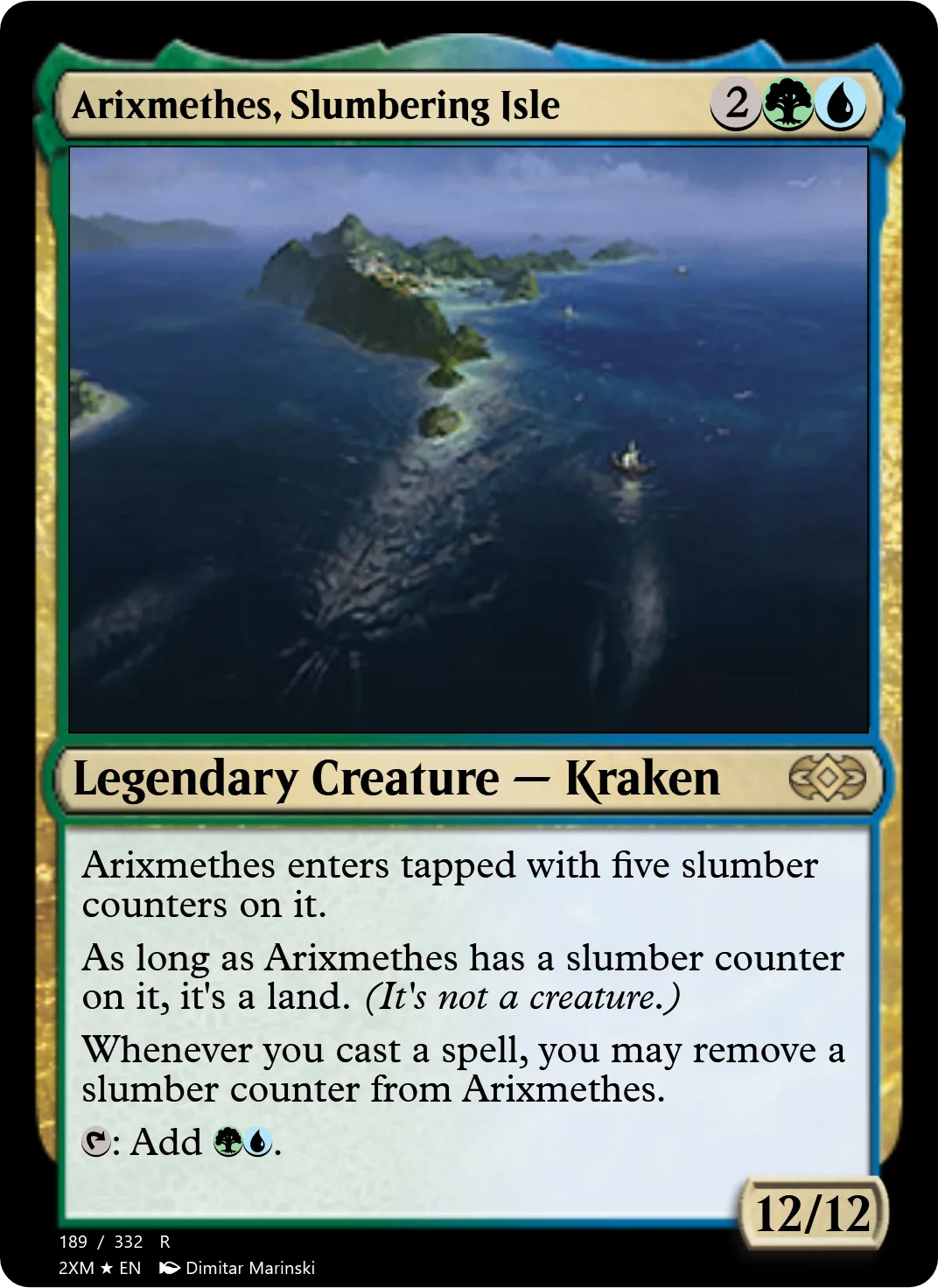 Arixmethes, Slumbering Isle